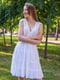 Платье белое с кружевными вставками | 6506308 | фото 6