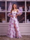 Корсетна бузкова сукня в квітковий принт | 6506324 | фото 3