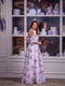 Корсетна бузкова сукня в квітковий принт | 6506324 | фото 4