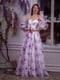 Корсетна бузкова сукня в квітковий принт | 6506324 | фото 6
