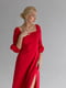 Платье красное льняное | 6506333 | фото 2
