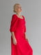 Сукня червона лляна | 6506333 | фото 5