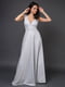 Вечірня сукня сріблястого кольору | 6506339 | фото 3