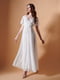 Платье блестящее белое | 6506402 | фото 5