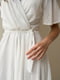 Довга шифонова сукня білого кольору | 6506424 | фото 7