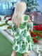 Сукня А-силуету біла з рослинним принтом | 6506443 | фото 2
