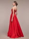 Нарядное красное платье с глубоким декольте | 6506451 | фото 5