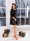 Коктейльное черное платье в пайетки | 6506485 | фото 5