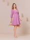 Платье лилового цвета с рукавом 3/4 | 6506486 | фото 2