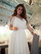 Вечернее блестящее белое платье в пол | 6506503 | фото 3