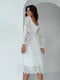 Платье белое кружевное | 6506508 | фото 5