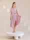 Сукня-міді пудрового кольору з італійського шовку | 6506525 | фото 4