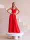Платье красное с вырезом на спине | 6506537 | фото 2