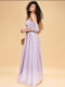 Платье в пол лилового цвета из мерцающей ткани | 6506541 | фото 4