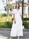 Платье белое перфорированое | 6506554 | фото 3