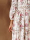 Сукня молочного кольору в квітковий принт | 6506590 | фото 5