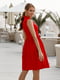 Сукня червона з пишною спідницею | 6506638 | фото 4