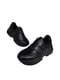 Кроссовки черные на липучках кожаные | 6504122 | фото 2