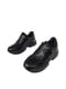 Кроссовки черные на липучках кожаные | 6504122 | фото 5
