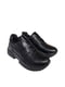 Кроссовки черные на липучках кожаные | 6504122 | фото 8