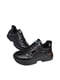 Кроссовки черные кожаные | 6504123 | фото 3