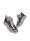 Кросівки сріблясті на липучках | 6504127 | фото 2