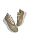 Кросівки оливкового кольору шкіряні | 6504155 | фото 2