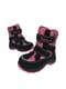 Ботинки розово-черные в принт | 6504192 | фото 9