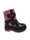 Ботинки розово-черные в принт | 6504192 | фото 2