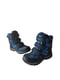 Ботинки черно-синие водонепроницаемые | 6504247 | фото 3