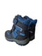 Ботинки черно-синие водонепроницаемые | 6504247 | фото 5