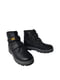 Ботинки черные на липучках | 6504290 | фото 3