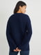 Пуловер синий | 6512704 | фото 2
