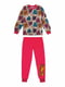 Пижама теплая хлопковая с принтом | 6510237