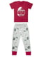 Пижама тонкая хлопковая с принтом | 6510628