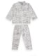 Пижама теплая хлопковая с принтом | 6511664