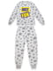 Пижама теплая хлопковая с принтом | 6511776