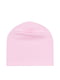 Рожева шапка з принтом | 6513452 | фото 2