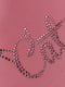Шапка розовая с принтом | 6513455 | фото 3