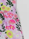 Сукня бузкова з квітами | 6513515 | фото 3