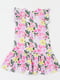 Сукня бузкова з квітами | 6513518 | фото 3