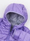 Куртка демісезонна фіолетова | 6513557 | фото 4