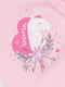 Боди розовое с принтом | 6513891 | фото 4