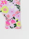 Легінси бузкові з квітковим принтом | 6513947 | фото 3