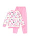 Розовая пижама: свитшот и брюки с начесом | 6514233 | фото 2