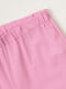 Розовая пижама: свитшот и брюки с начесом | 6514233 | фото 4