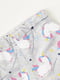 Пижама серо-розовая с единорогами: свитшот и брюки | 6514239 | фото 3