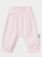 Комплект розовый с принтом: боди, штаны и шапочка | 6514260 | фото 3