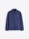 Куртка-рубашка синяя | 6515074 | фото 7