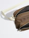 Сумка коричнево-бежевая с логотипом бренда | 6515164 | фото 3